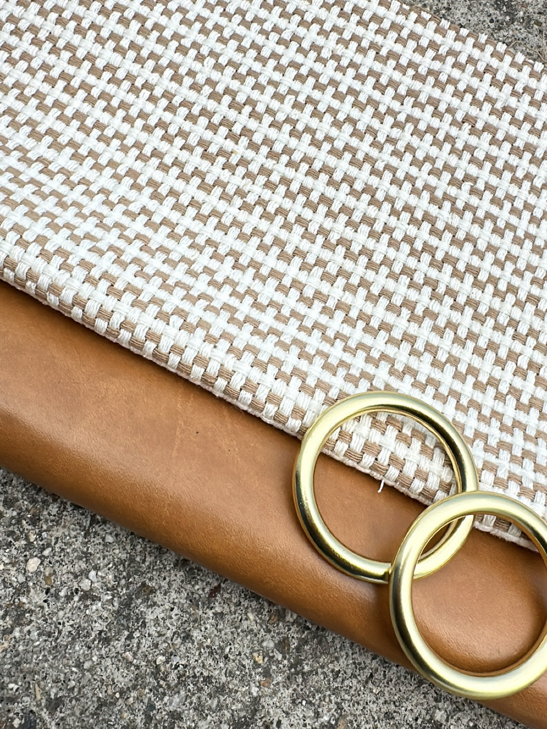 Toffee and Camel Leather Onbuhimo