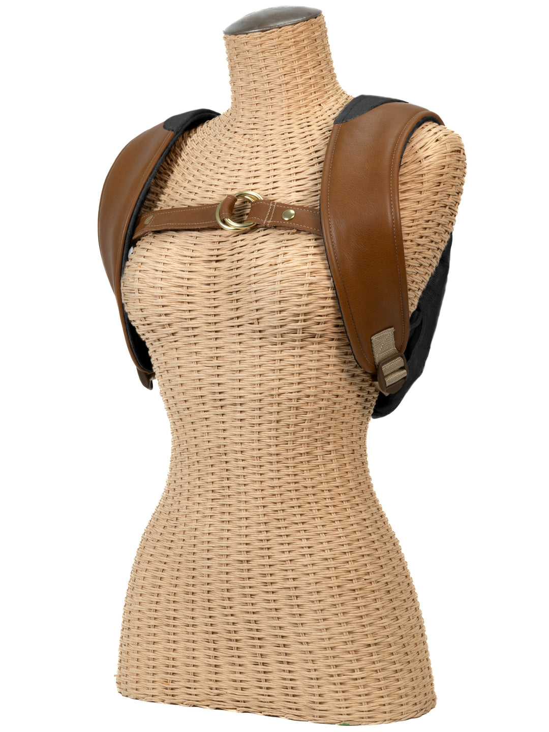 Basalt and Walnut Leather Onbuhimo