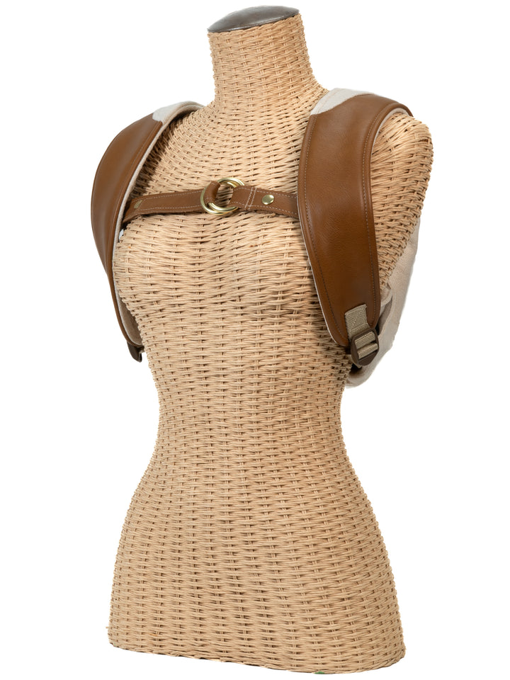 Birch and Walnut Leather Onbuhimo