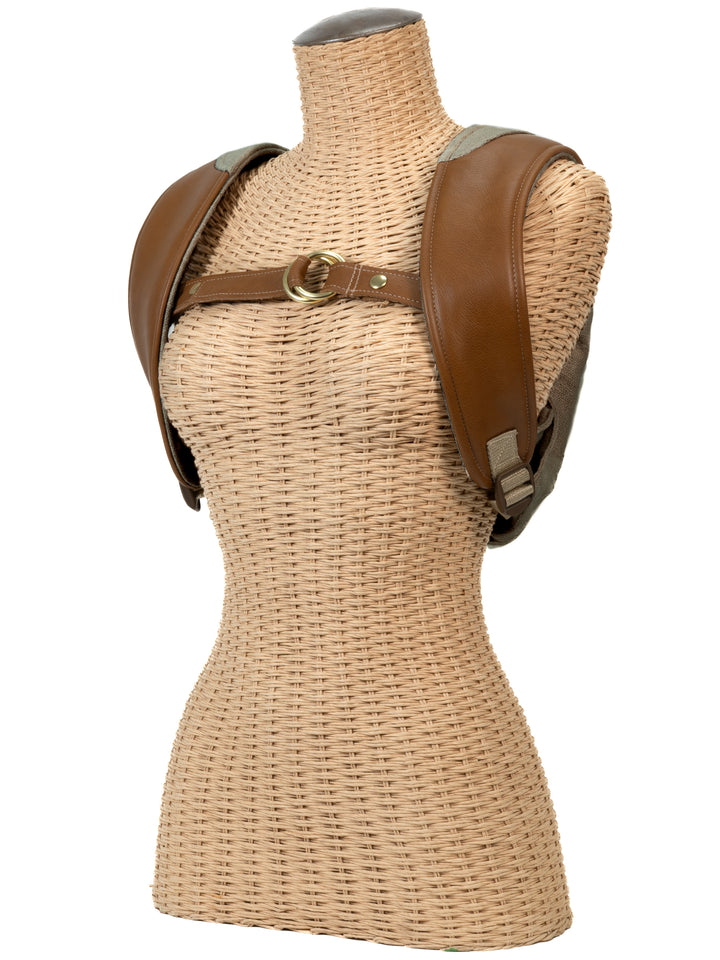 Muir and Walnut Leather Onbuhimo