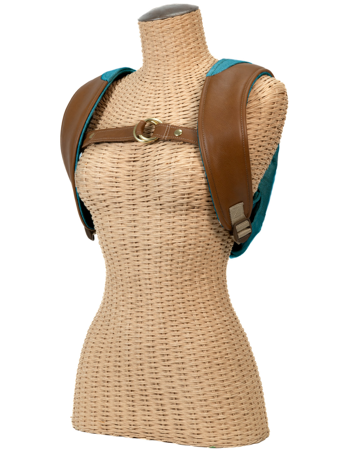 Tofino and Walnut Leather Onbuhimo