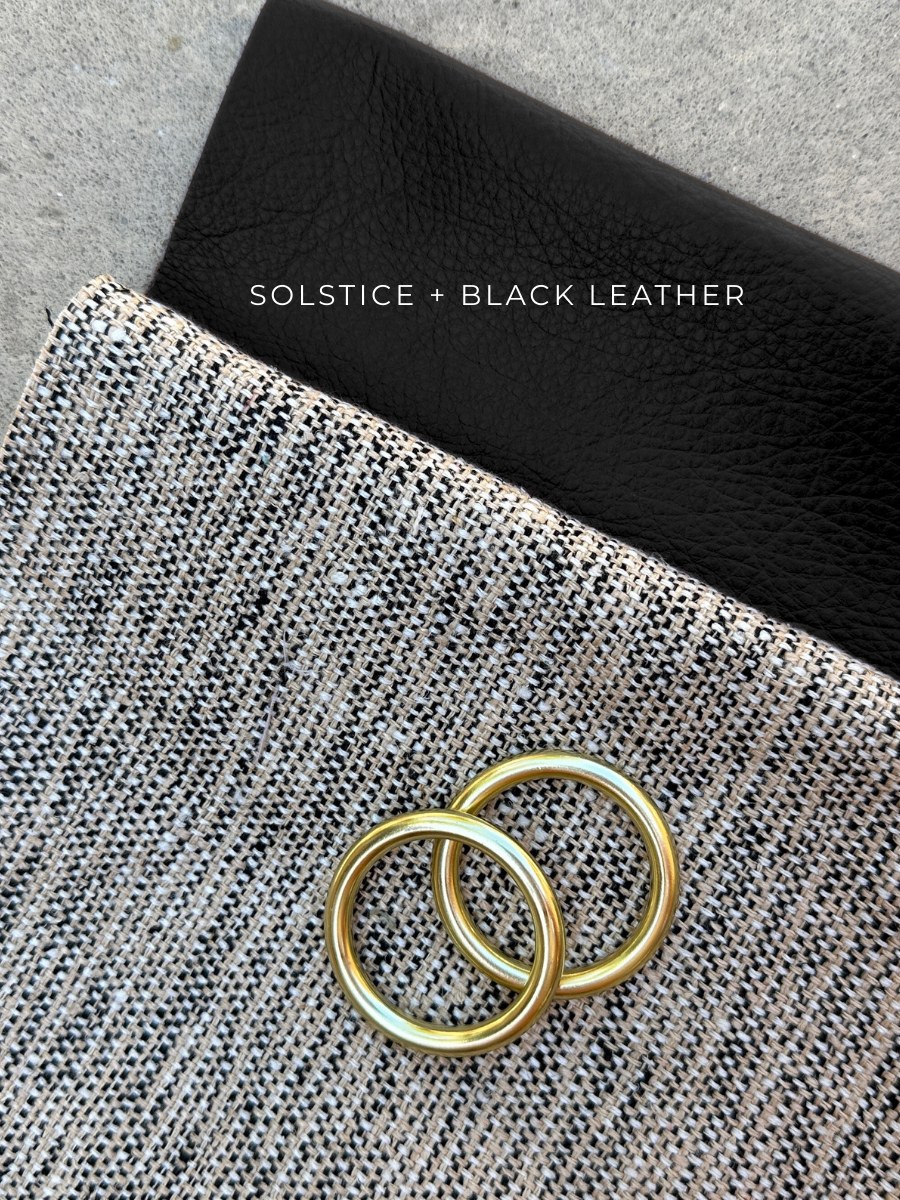 Solstice and Black Leather Onbuhimo