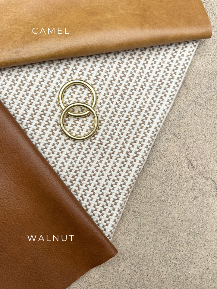 Toffee and Walnut Leather Onbuhimo