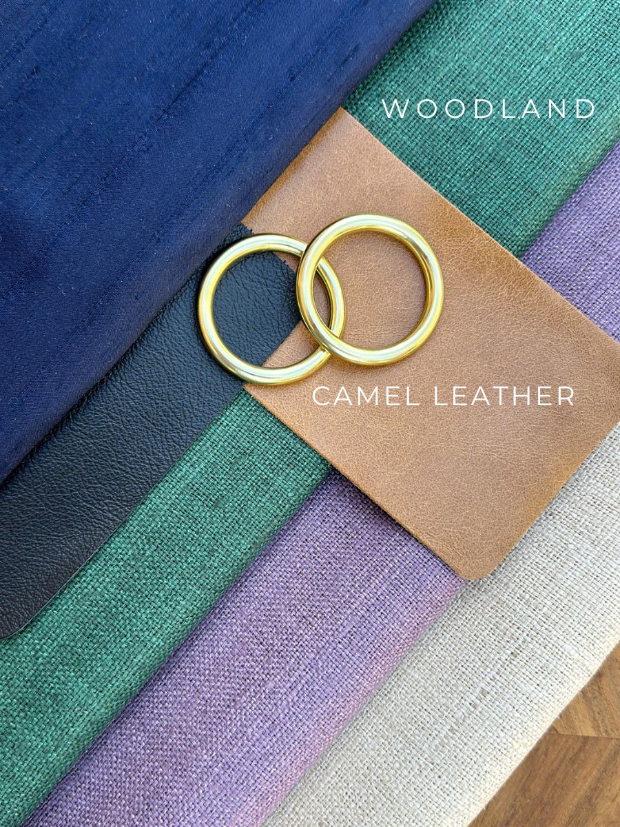 Woodland and Camel Leather Onbuhimo