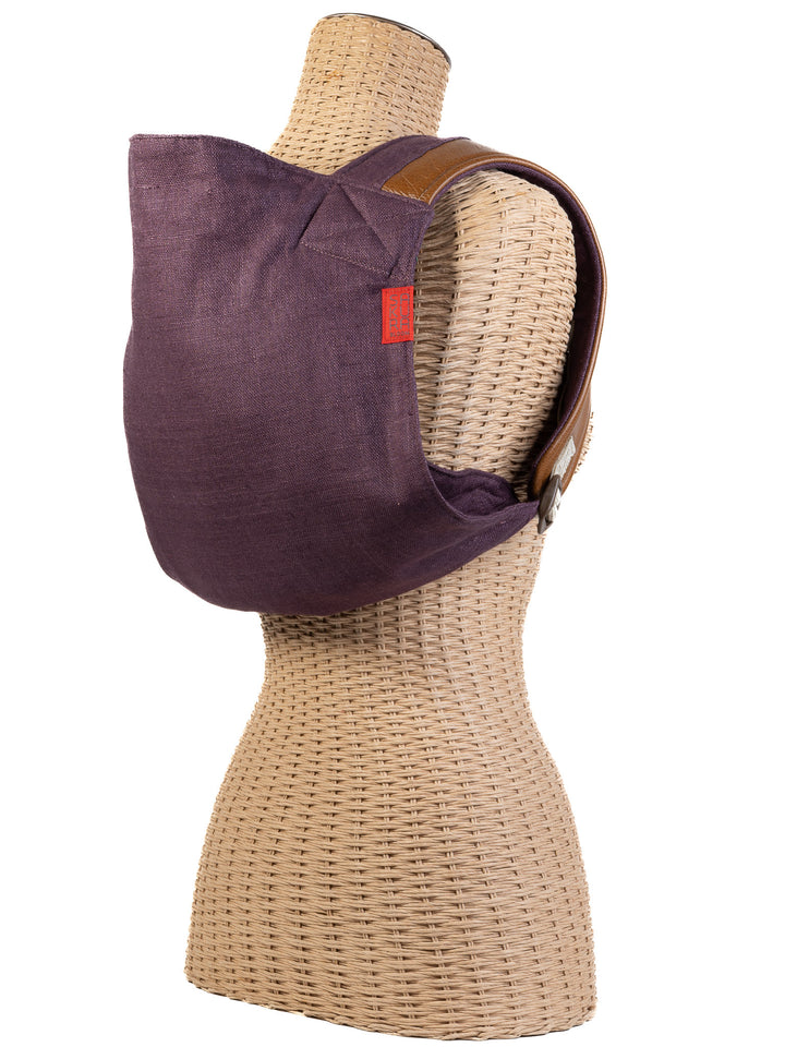 Blackberry and Walnut Leather Onbuhimo