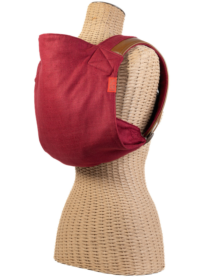 Currant and Walnut Leather Onbuhimo