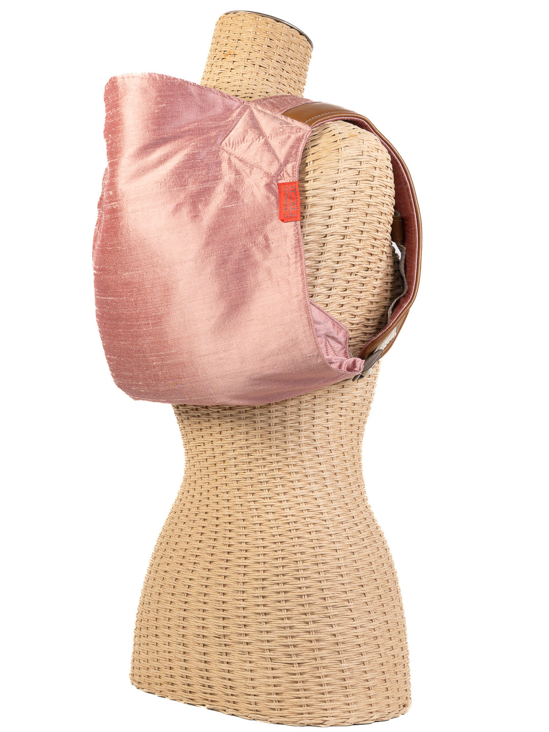 Sorbet and Walnut Leather Onbuhimo