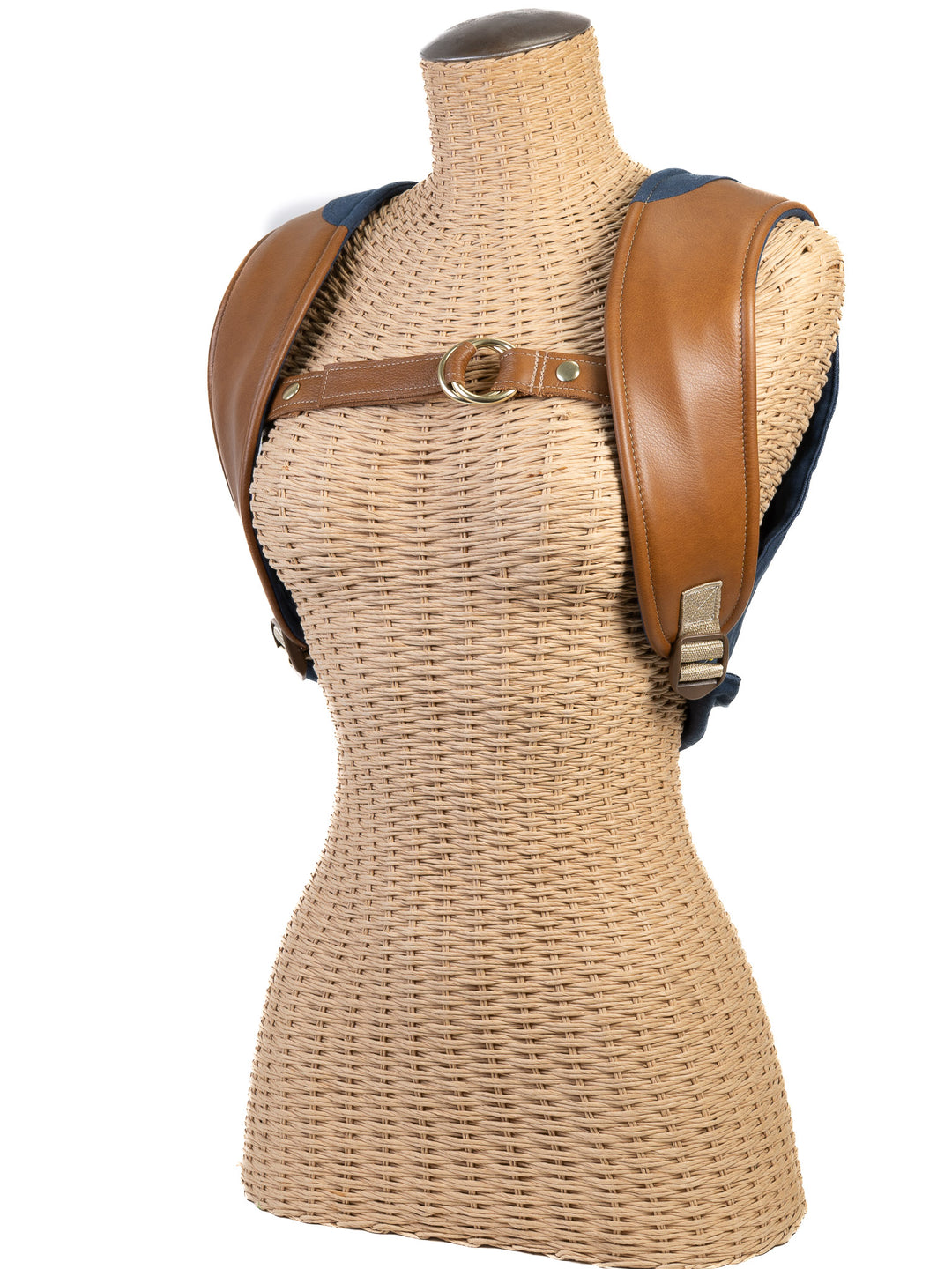 Seaside and Walnut Leather Onbuhimo