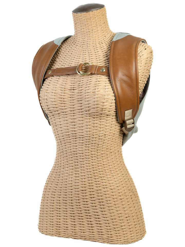 Thyme and Walnut Leather Onbuhimo