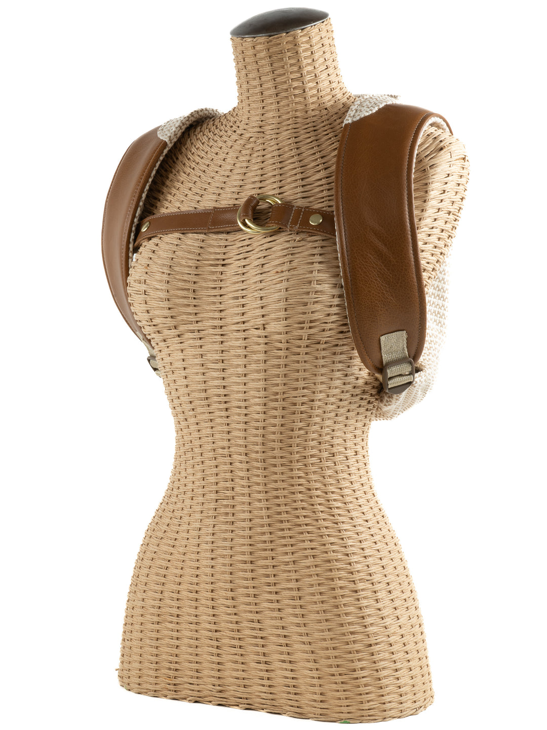 Toffee and Walnut Leather Onbuhimo